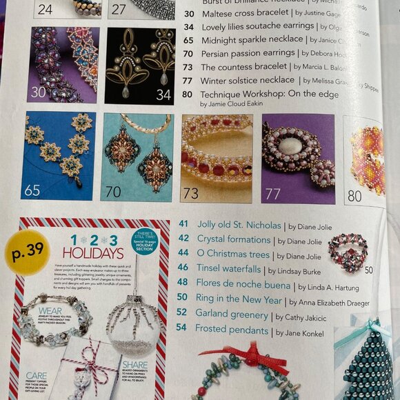 Bead & Button Magazine Jewelry Crafting Book u December 2017 Issue 142 - Picture 4 of 8